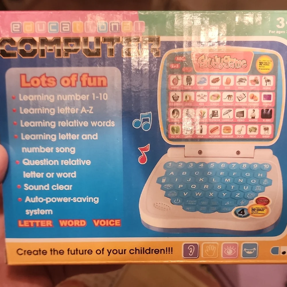 Kids Learning Laptop - Blue FP $13
